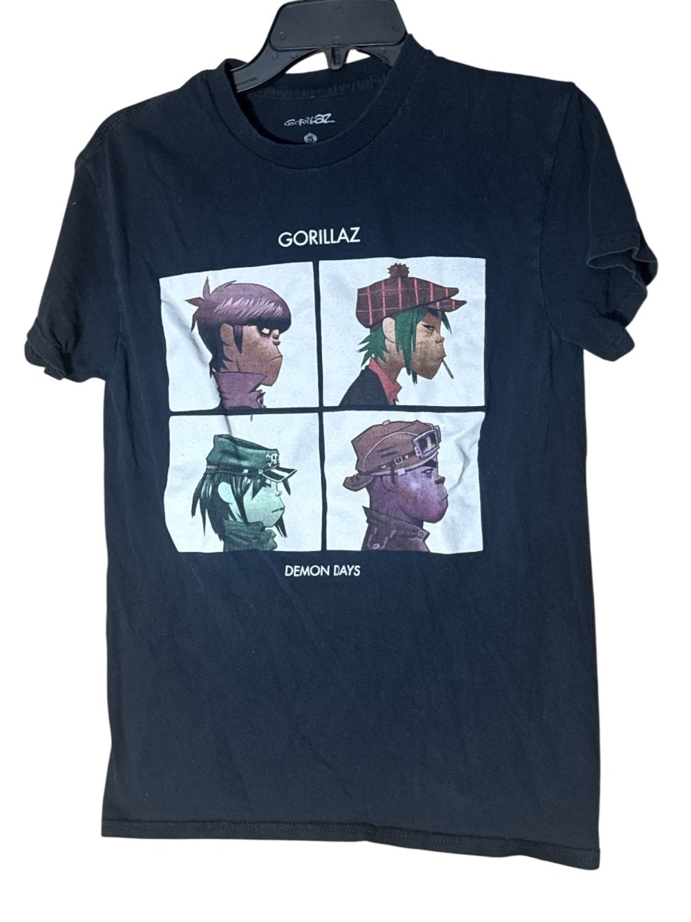 Gorillaz Vintage Demon Days Black Graphic Tee - Size Women’s S